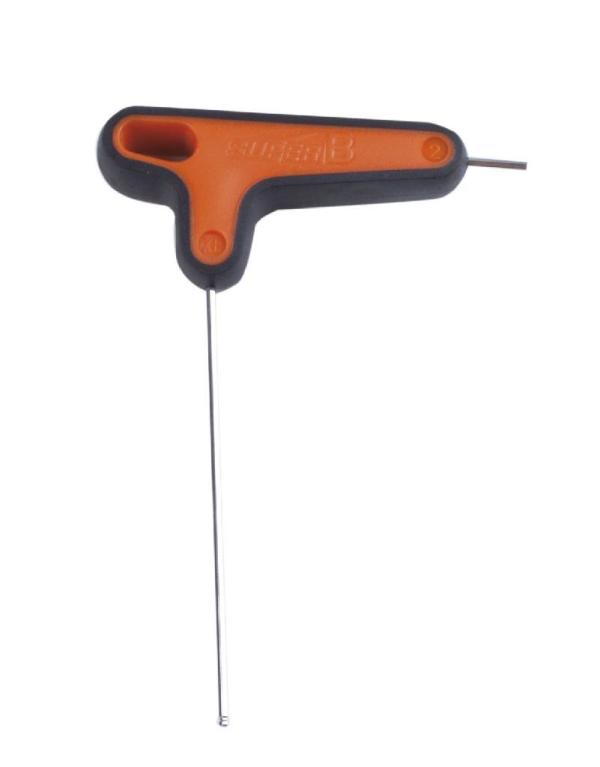 SUPER B Classic Innensechskantschl&uuml;ssel T-Griff TB-7631 orange 2mm