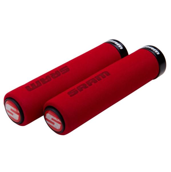 SRAM Griffe Locking Grips Schaumstoff rot/schwarz