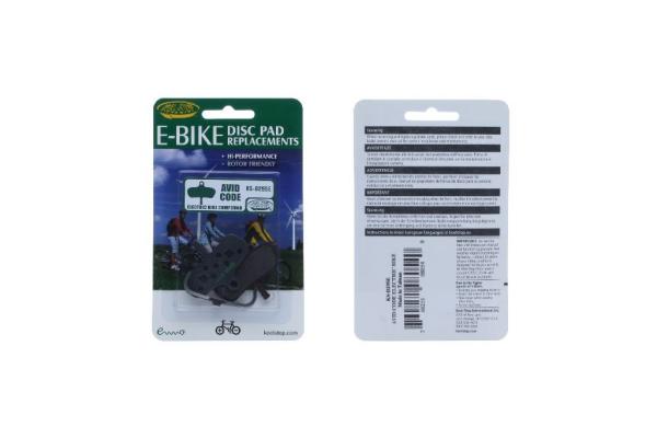 Kool Stop Scheibenbremsbelag KS-D295E f&uuml;r Avid / Sram E-Bike Version