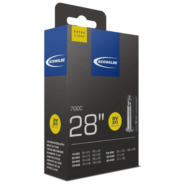 Schwalbe Schlauch Nr. 20 28�� EXTRA LIGHT (SV50mm)