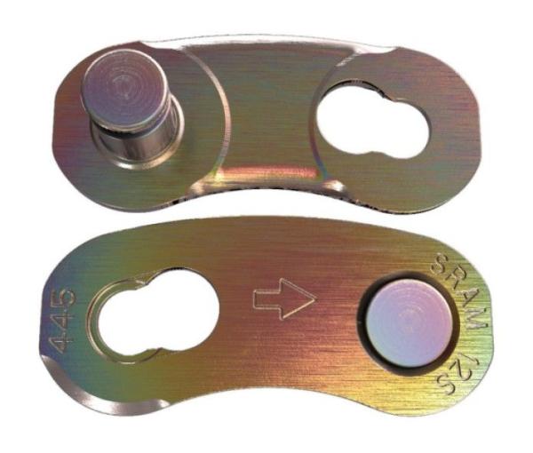 SRAM Kettenverschlussglied PowerLock f&uuml;r 12-fach rainbow VE 4 St&uuml;ck