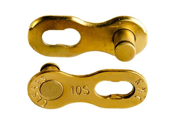KMC Verschlussglied 10R Ti-N Gold 2-Sets 10-fach