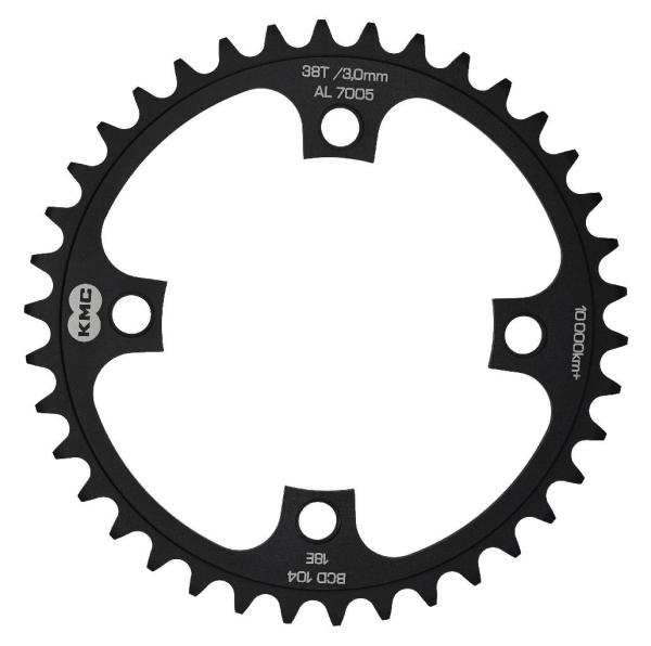 KMC Kettenblatt 38z 1/8�� 104mm 4-Arm E-Bike Ready - schwarz