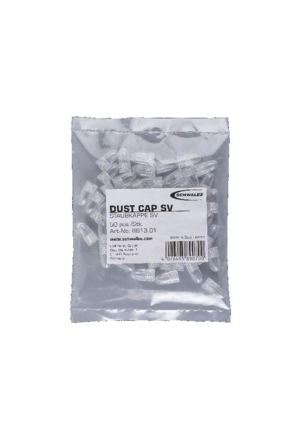 Schwalbe Ventilkappe DUST CAP SV Transparent (VE 50 St&uuml;ck)
